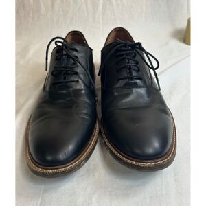 Vince Camuto Mens Iden Black Leather Oxford Dress Shoes Office Formal Size 11M